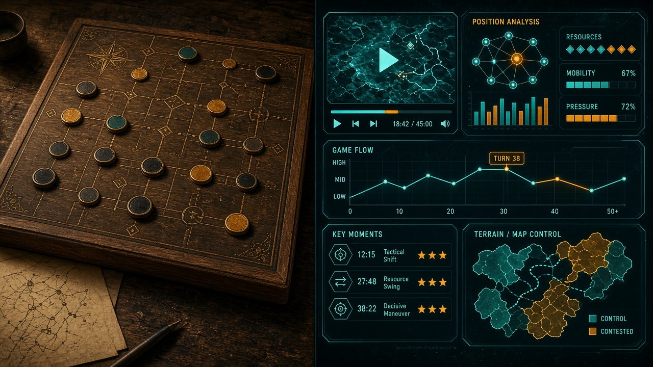 Côté plateau de société et côté interface de jeu vidéo